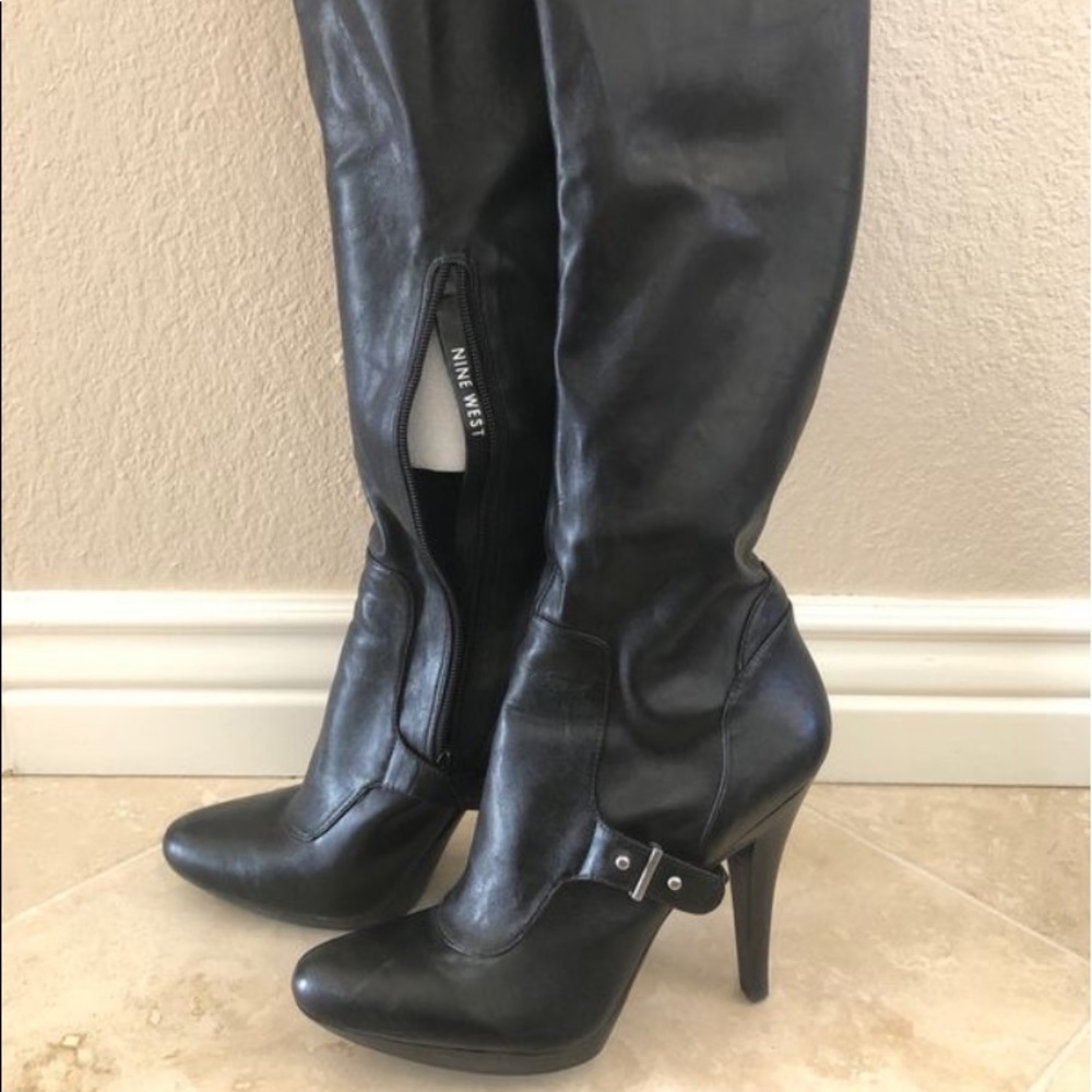 Tall black boots- Women’s size 10